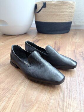 Rylko Black Leather Loafers Size 37 | Made in Poland